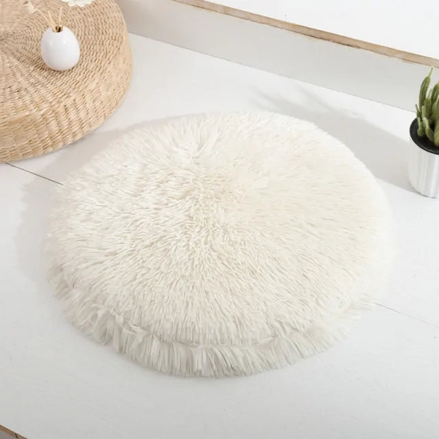 Round bed four a dog