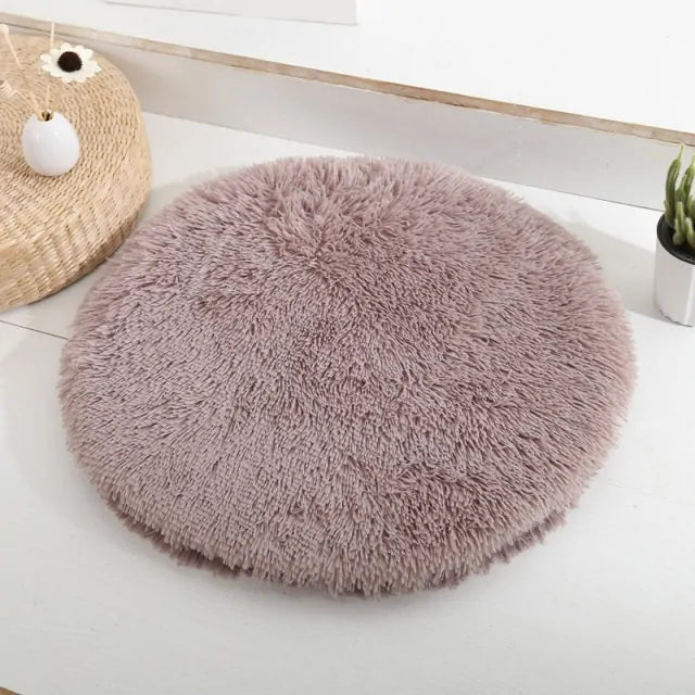 Round bed four a dog